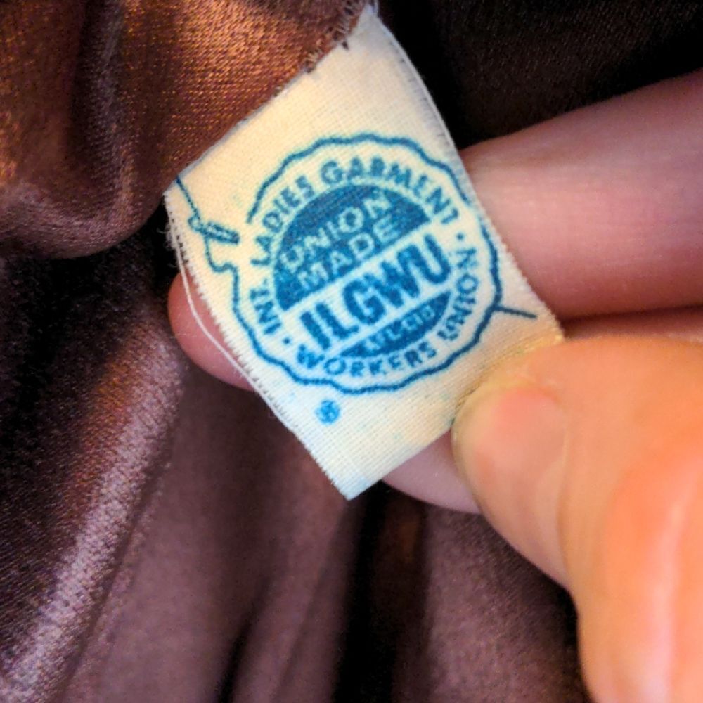 VTG 60s Insley's Johnstown Wonderlaine Brown Boucle Jacket w/Boiled Wool Trim - Picture 10 of 16